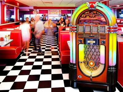 Illustration jukeboxes
