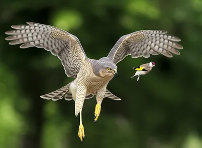 Illustration sparrowhawks - Image 1