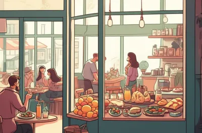 Illustration snackbar