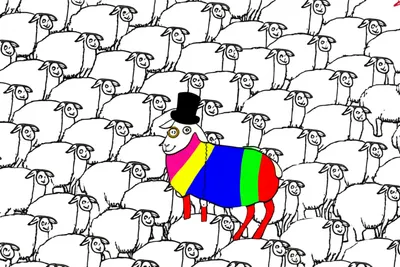 Illustration unorthodox