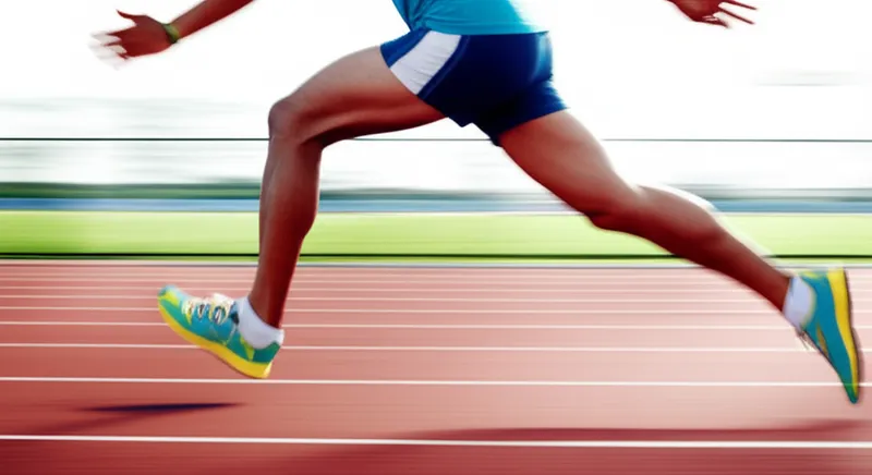 Illustration visuelle du mot « run » - Courir