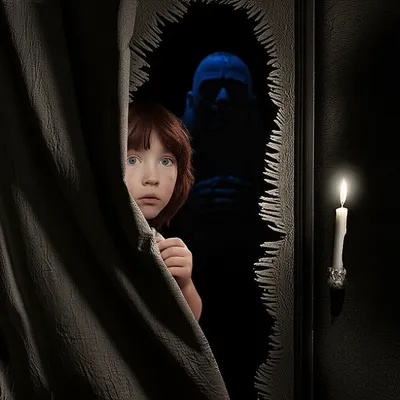 Illustration fearfully