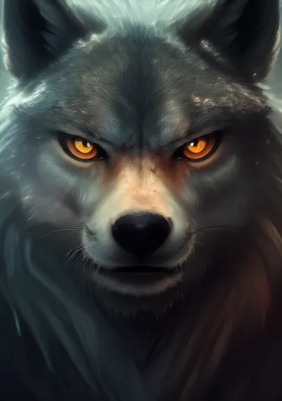 Illustration wolfish - Image 1