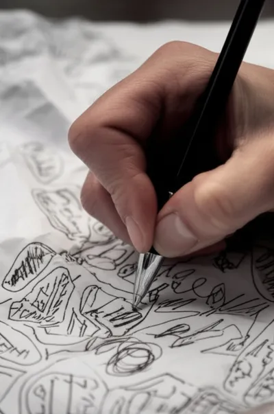 Illustration scrawling