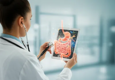 Illustration gastroenterologist