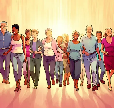 Illustration congregate