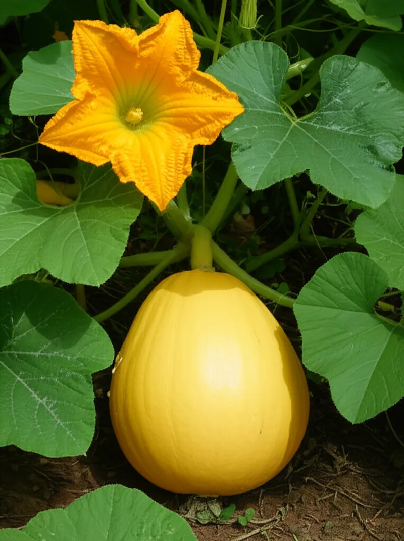 Ilustración visual de la palabra "pumpkin" - Calabaza