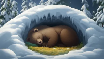 Illustration hibernates