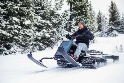 Illustration snowmobiles