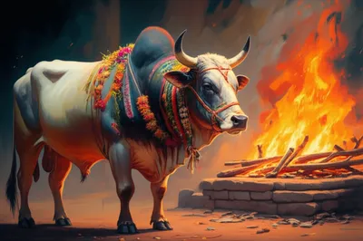 Illustration immolating - Image 1