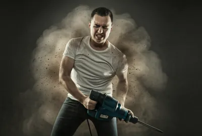 Illustration jackhammering - Image 1