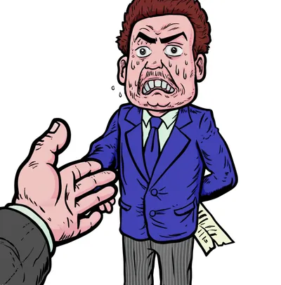 Illustration untrustworthy