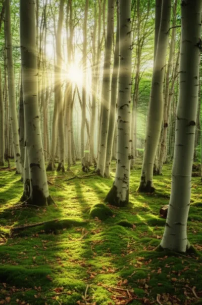 Illustration birchwood - Image 1