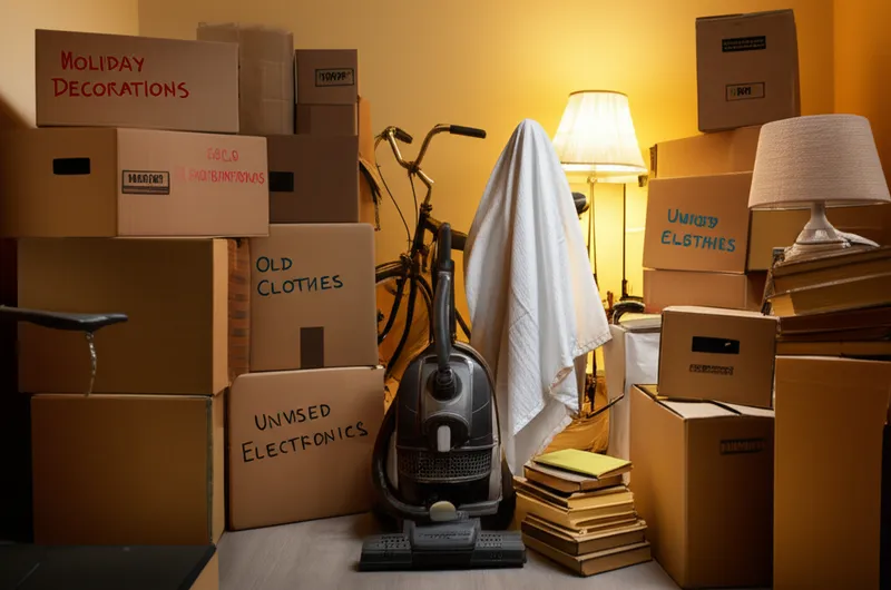 Визуальная иллюстрация слова «storeroom» - Кладовая, склад