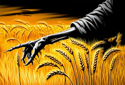 Illustration scythe - Image 1