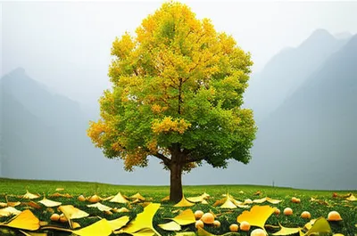 Illustration gingko - Image 1