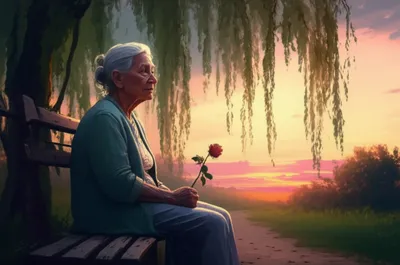 Illustration widow - Image 1