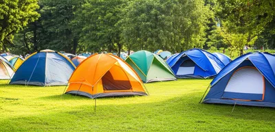 Illustration campground