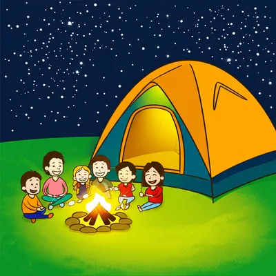 Illustration camped - Image 1