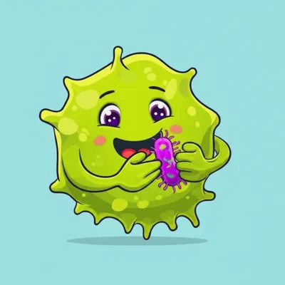 Illustration phagocytose - Image 1