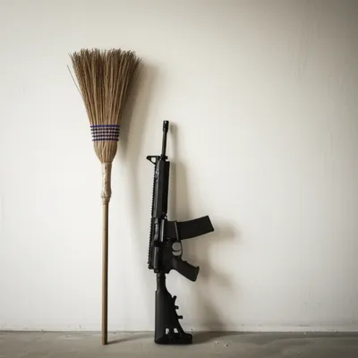 Illustration broomstick - Image 1