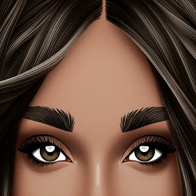 Illustration brunette - Image 1