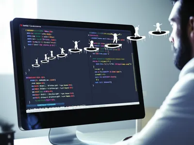 Illustration trampolining - Image 1