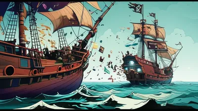 Illustration freebooted - Image 1