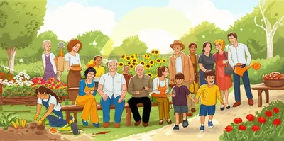 Illustration cohabiting - Image 1