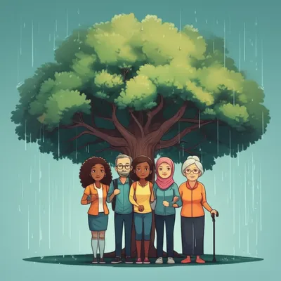 Illustration sheltered - Image 1