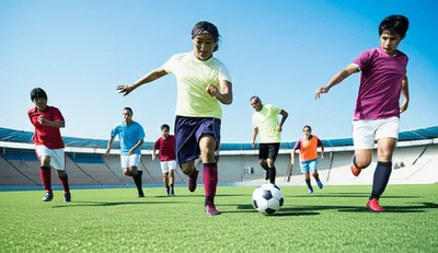 Illustration footballs