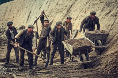 Illustration navvies - Image 1