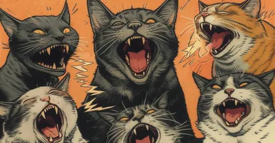 Illustration caterwauls