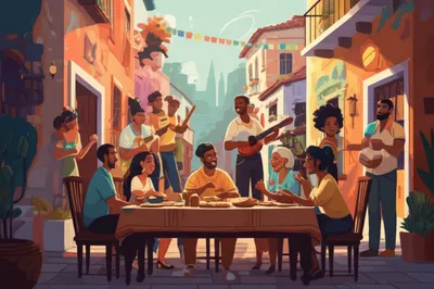 Illustration latinos