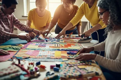 Hình ảnh minh họa quilting - Ảnh 1