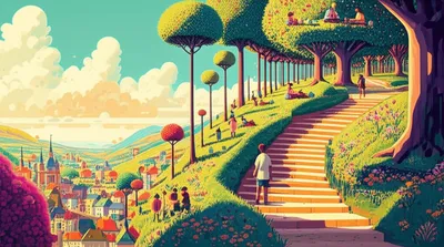 Illustration upwards - Image 1