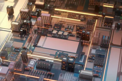 Illustration microcircuits