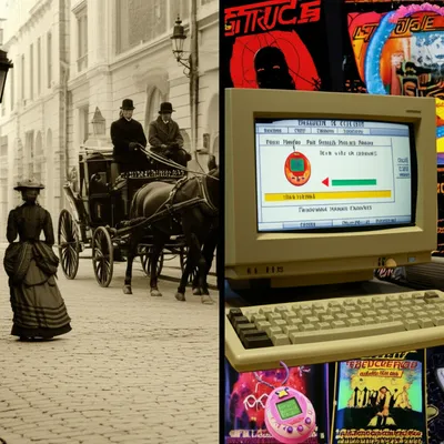 Illustration nineties - Image 1