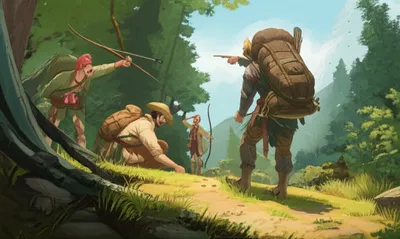 Illustration hunt - Image 1