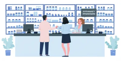 Illustration pharmacy