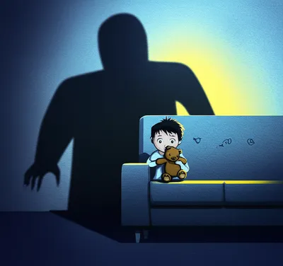 Illustration frightens