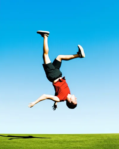 Illustration somersault