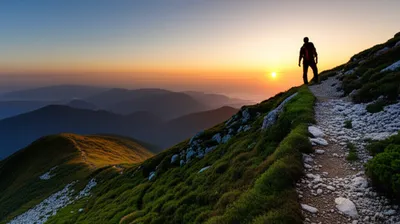 Illustration trekking - Image 1