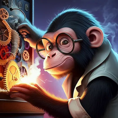 Illustration monkey - Image 1