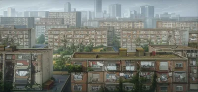 Illustration banlieue - Image 1