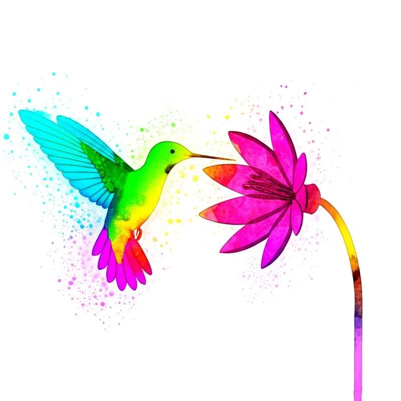 Illustration visuelle du mot « watercolor » - Aquarelle