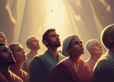 Illustration glorifying - Image 1