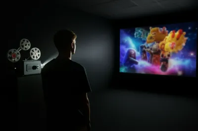 Illustration projectionist - Image 1