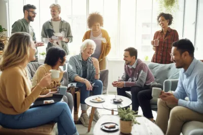 Illustration sociable - Image 1