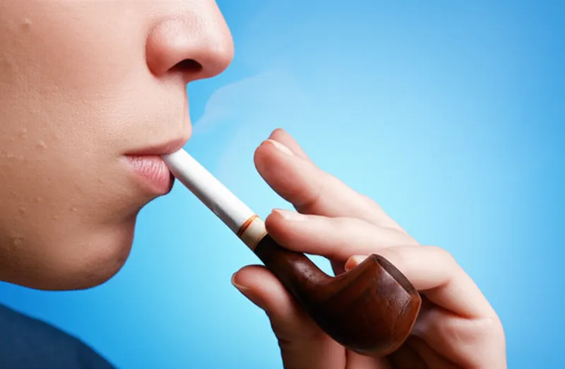 Visuelle Darstellung für das Wort „smoking" - Rauchen